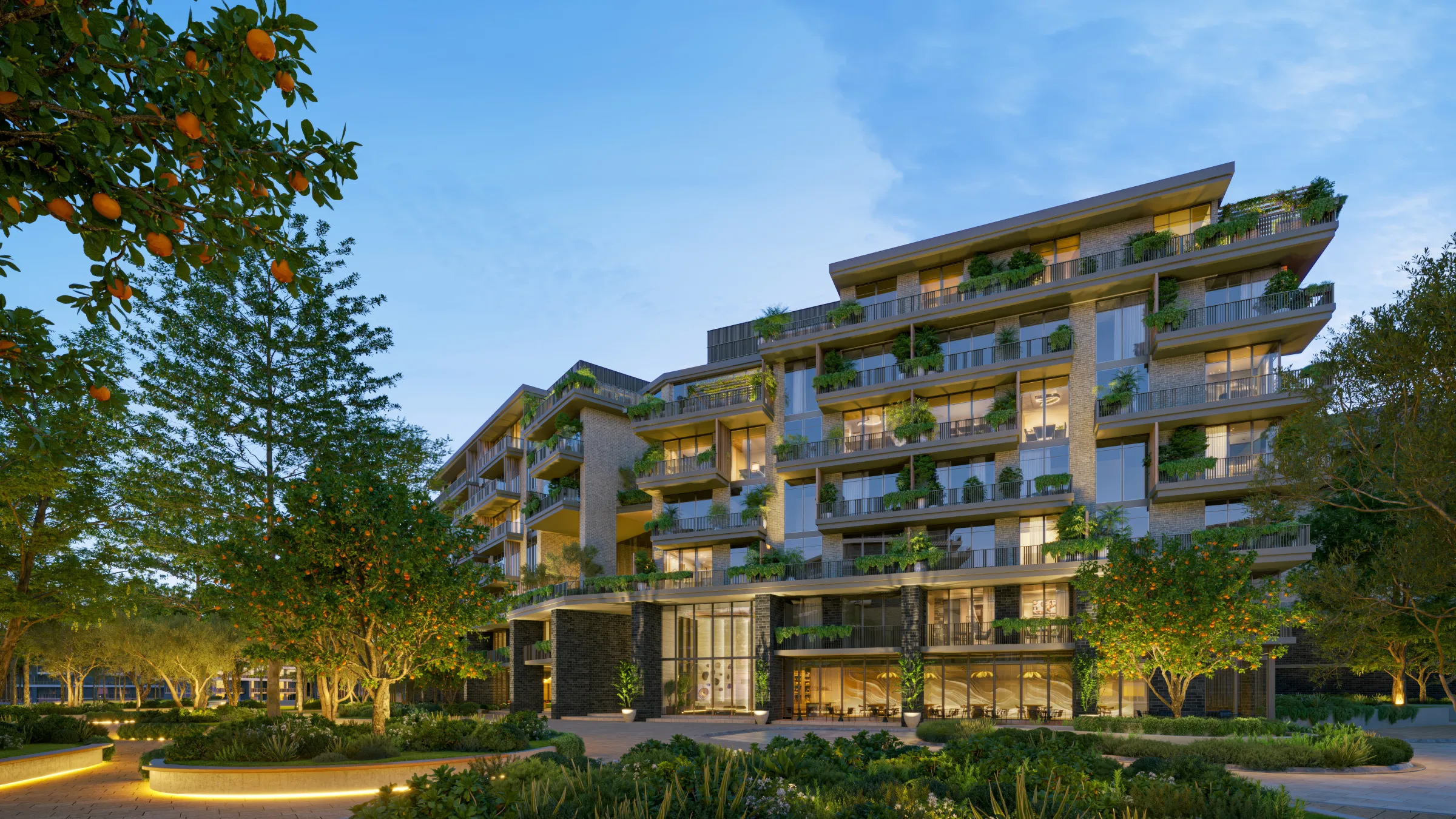 Arancia Yards by BEYOND facade (official BEYOND render)