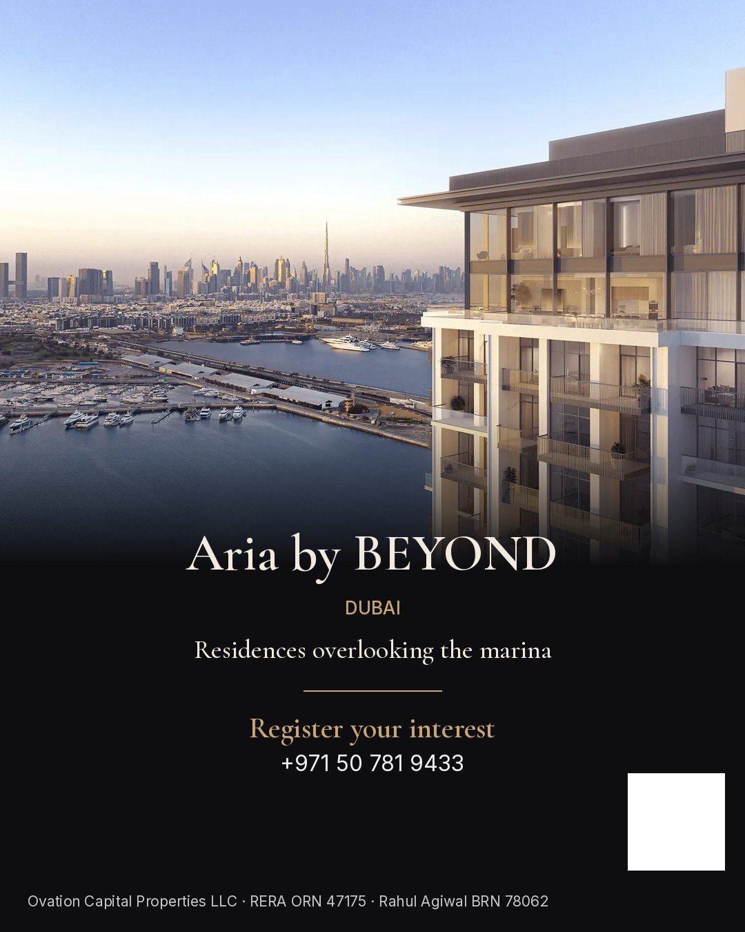 Aria by Beyond, Dubai Maritime City