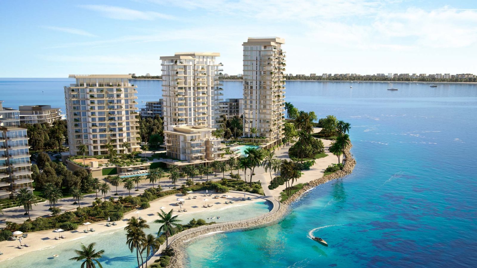 Bay Grove Residences exterior by Crystal Beach
