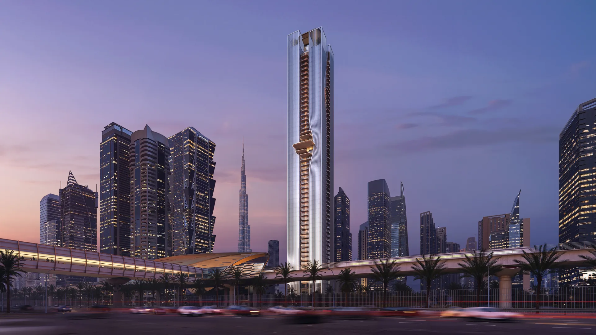Berkeley Tower by Ellington, Business Bay, Dubai (official Ellington render)