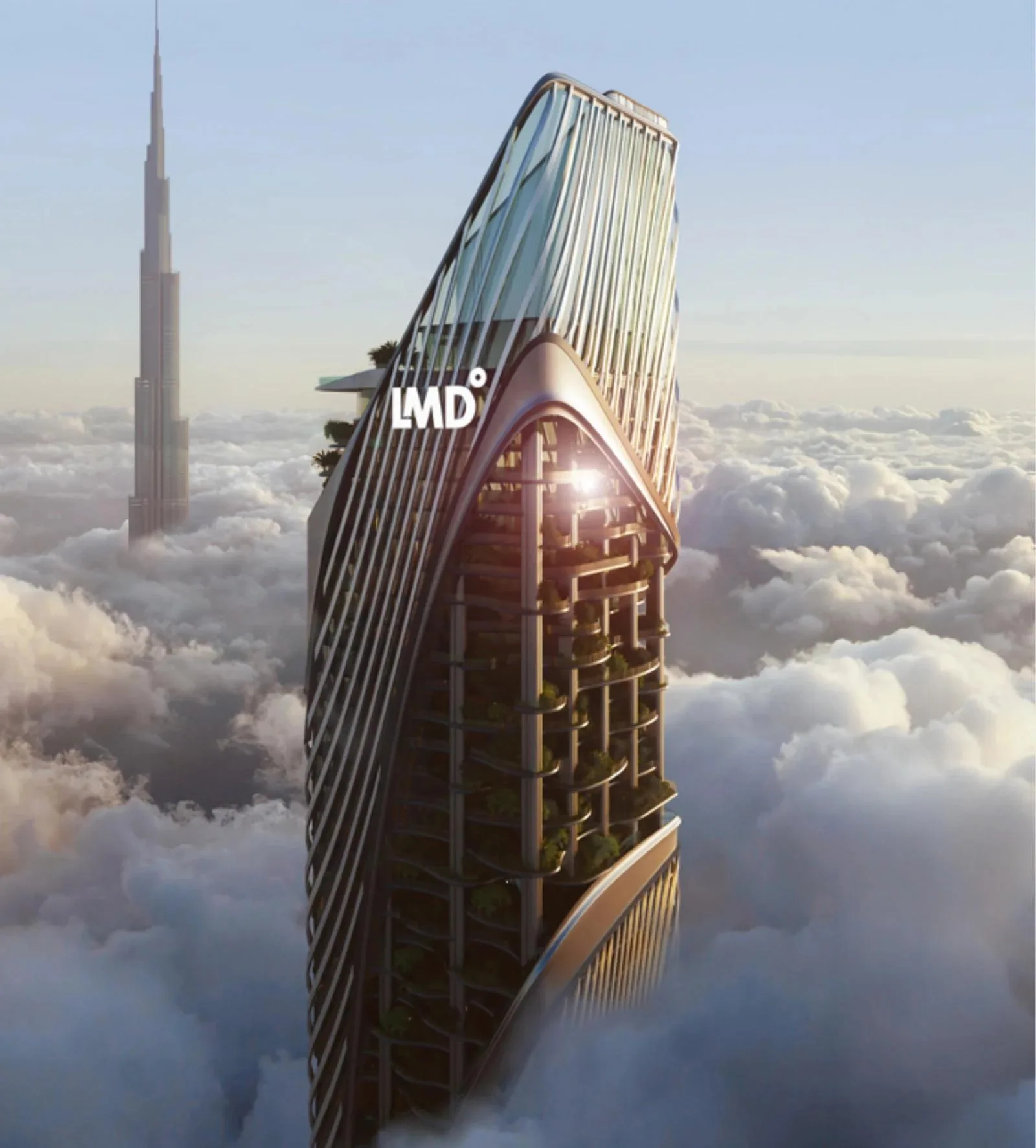 Illustrative render of Christian A. Rockefeller Business Tower. Credit: LMD