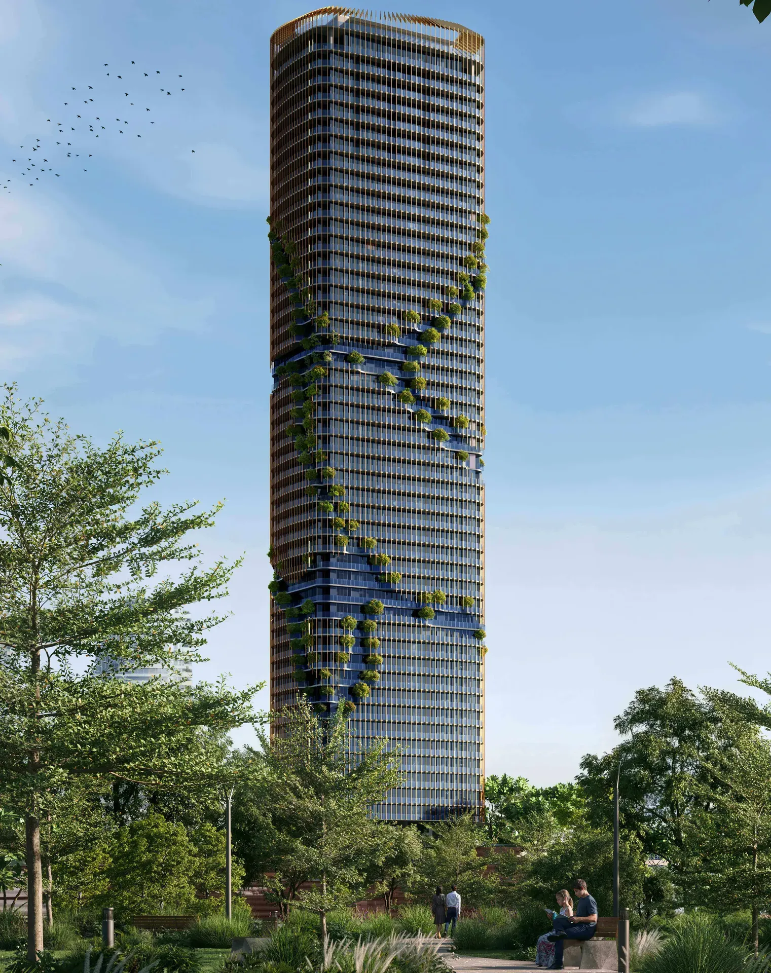 Kanyon by BEYOND tower, Dubai (official BEYOND render)
