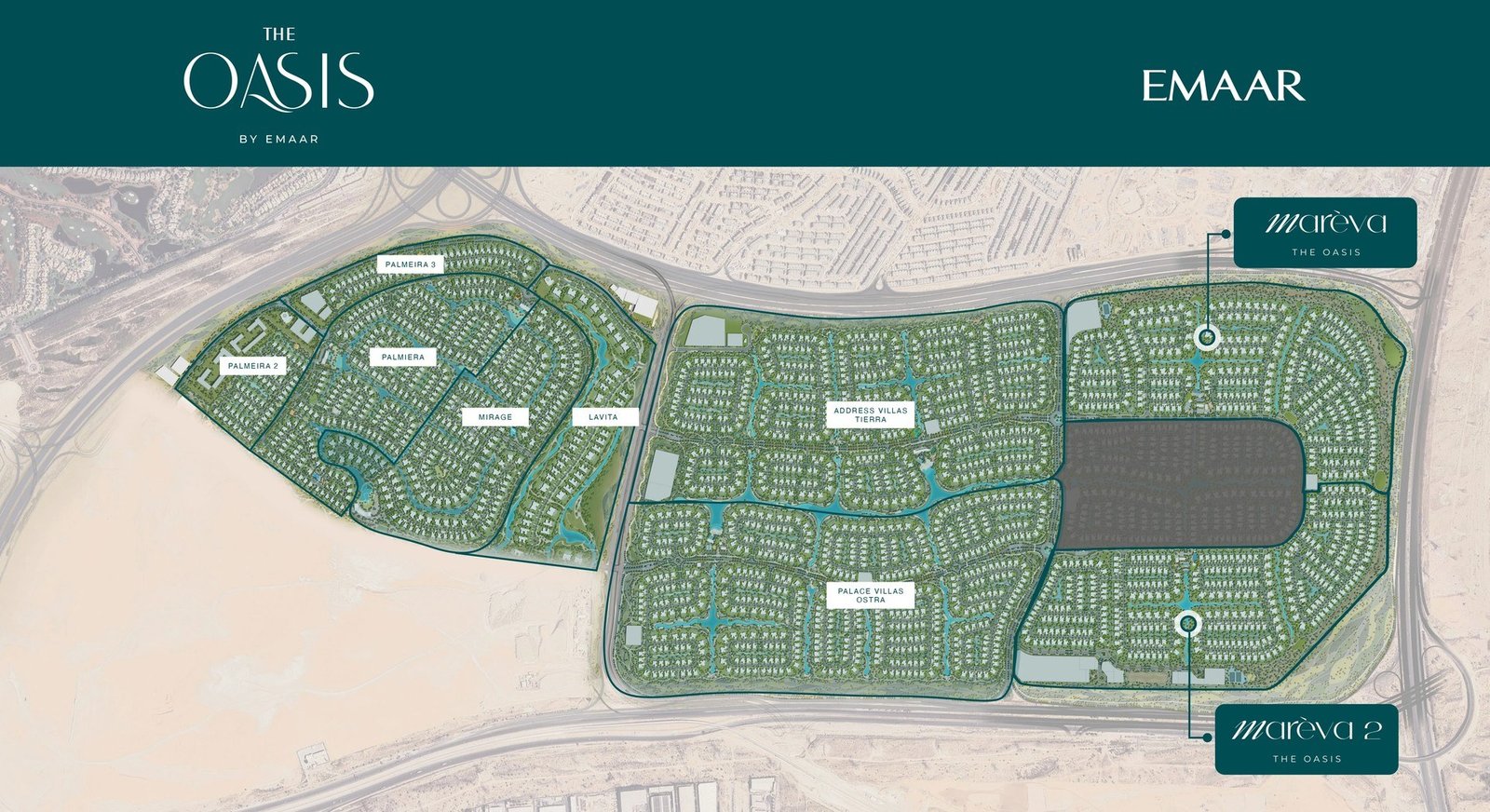 Mareva 2 the Oasis by Emaar, Dubai (official Emaar render)