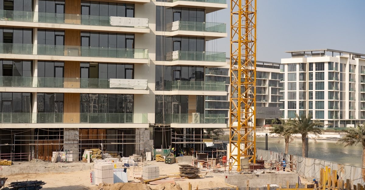 Naya Residences facade works