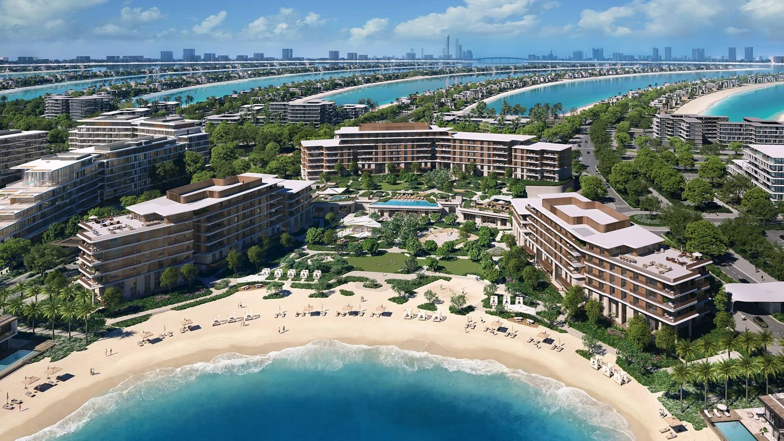Palm Central Private Residences on the spine of Palm Jebel Ali